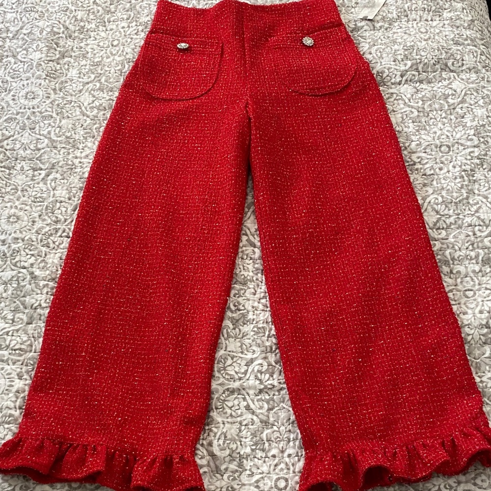 Stylish Red women’s Maeve pants